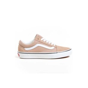 Kvinde Casual Sneakers Vans Brooklyn Ls Outd Wrmtp Beige