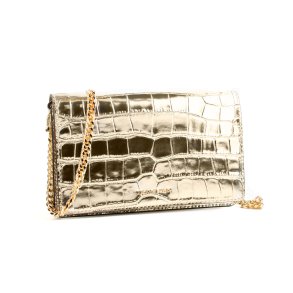 Skuldertaske Michael Kors 32F4GJ6C8K-PALE-GOLD Gylden 22 x 14 x 6 cm