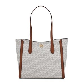 Skuldertaske Michael Kors Leida Beige 34 x 29 x 12 cm