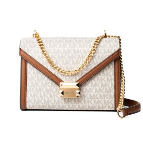 Skuldertaske Michael Kors Whitney Beige 24 x 18 x 8 cm