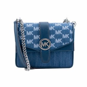 Skuldertaske Michael Kors GREENWICH Bl� 21 x 15 x 8 cm