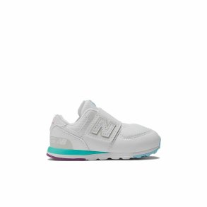 Sportssko til brn New Balance 574 NEW-B HOOK LOOP Hvid