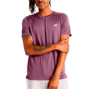 Kort�rmet T-shirt til M�nd New Balance Sport Essentials Lilla