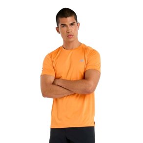 Kort�rmet T-shirt til M�nd New Balance Sport Essentials Orange