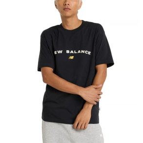 Kort�rmet T-shirt til M�nd New Balance Reimagined Graphic 1 Sort