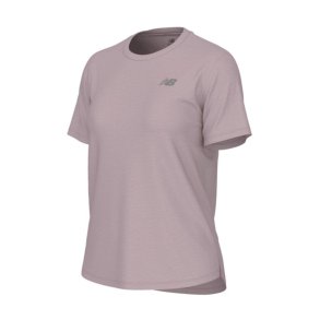 Kort�rmet T-shirt til Kvinder New Balance Blomme