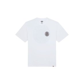 Kort�rmet T-shirt til M�nd Dickies Circle Ss Hvid