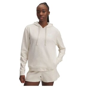 H�ttetr�je til Kvinde Under Armour Rival Terry Hoodie Hvid