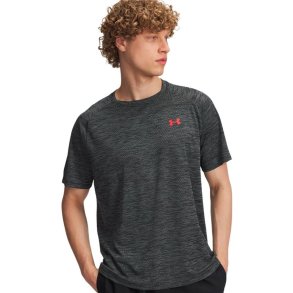 Kort�rmet T-shirt til M�nd Under Armour 1382796-002 M�rkegr� (L)