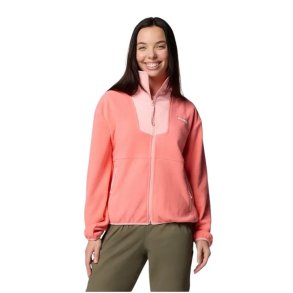 Fleecefor Columbia Sequoia Grove Full Zip Laksefarvet Dame