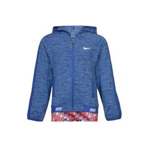 Sweatshirt med h�tte til piger Nike  937-B8Y  Bl�