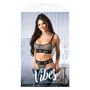 Undert�j S�t Fantasy Lingerie Sort (S/M)