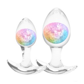 Anal plug NS Novelties Glams Multifarvet 2 Dele (7 cm) (8 cm)