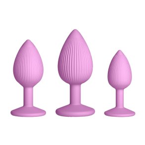 Anal plug NS Novelties Inya Pink 3 Dele (7,6 cm) (8,5 cm) (6,3 cm)