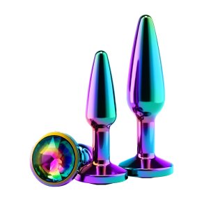 Anal plug NS Novelties Rear Assets Multifarvet 2 Dele (8,8 cm) (6,9 cm)
