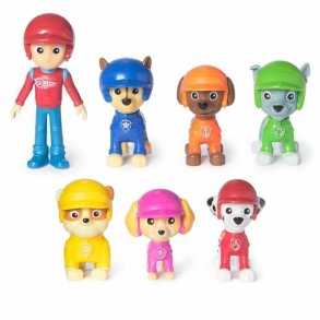 Samlerobjekter Spin Master MULTIPACK DE 7 FIGURAS DE RUEDAS DE RESCATE DE PAW Patrol