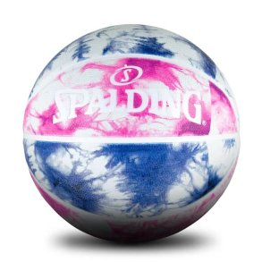 Basketball Spalding Tie Dye Sz6 Lilla 6 Naturgummi (St�rrelse 6)
