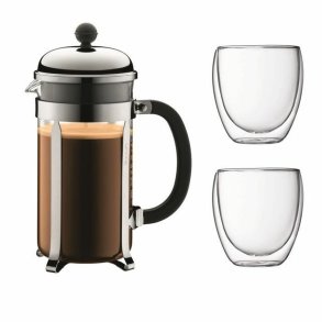 Kaffekande med stempel Bodum Gr 1 L 0,35 L (8 enheder)