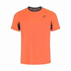 Kort�rmet Sport T-shirt Head Slice Lilla Orange