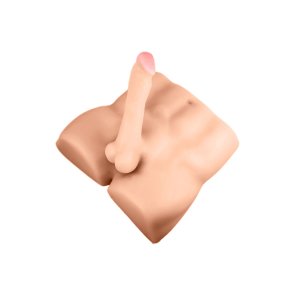 Realistisk Dildo Blush X5 TPE (19 cm) (17,1 cm)