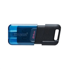 USB-stik Kingston Technology DataTraveler 80 Bl Sort 64 GB