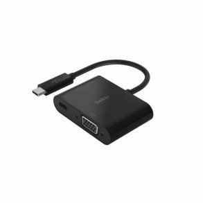 USB C til VGA-adapter Belkin AVC001BTBK Sort