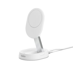 Trdls oplader med mobilholder Belkin WIA008VFWH Sort