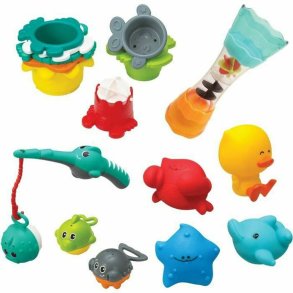 St med legetj til badevrelset Infantino Bath Set 17 Dele akvatisk