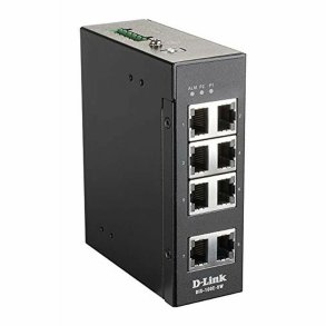 Switch til netv�rket med kontaktskab D-Link DIS-100E-8W RJ45 x 8 Sort