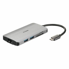 USB Hub C D-Link DUB-M810 Slvfarvet