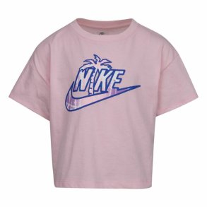 B�rne Kort�rmet T-shirt Nike Knit  Pink