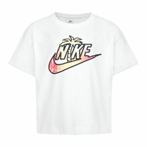 Brne Kortrmet T-shirt Nike Knit Hvid