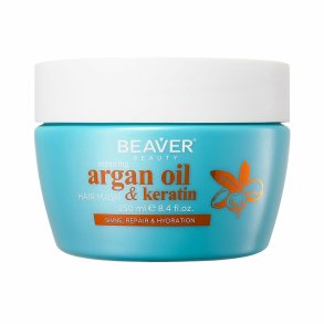 Reparerende hrmaske Beaver ARGAN OIL & KERATIN 250 ml