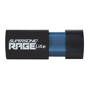 USB-stik Patriot Memory Supersonic Rage Lite Sort Sort/Bl 32 GB