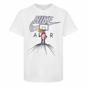 Brne Kortrmet T-shirt Nike Icons Of Play Hvid