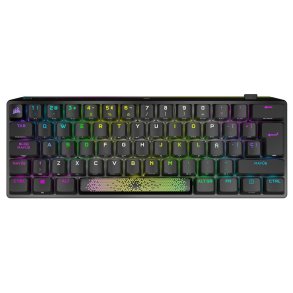 Gaming-tastatur Corsair K70 Pro Mini Spansk qwerty Sort