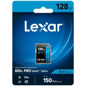 Mikro-SD-hukommelseskort med adapter Lexar LSD0800P128G-BNNNG 128 GB