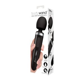 Vand Mini Genopladelig Wand Massager Sort Bodywand Multi Function Wands Sort