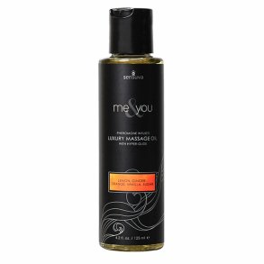 Erotisk massageolie  Me & You  Sensuva 125 ml Citrus