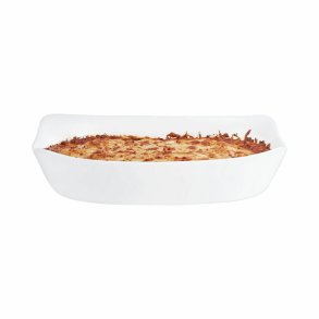 Ovn Fad Luminarc Smart Cuisine Hvid Glas 34 x 25 cm