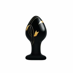 Anal plug Secret Kisses Sort (8,9 cm)