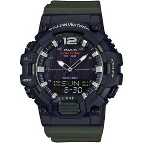 Herreur Casio ILLUMINATOR BLACK - ARMY GREEN ( 48 mm)