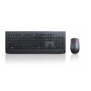 Tastatur og tr�dl�s mus Lenovo 4X30H56823 Sort Spansk qwerty