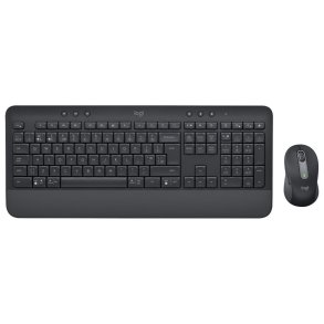 Tastatur og tr�dl�s mus Logitech MK650 Grafit Engelsk QWERTY