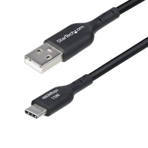 USB-kabel Startech USB2AC30CMBK Sort