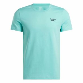 Kortrmet T-shirt til Mnd Reebok Identity Smal Bl Himmelbl