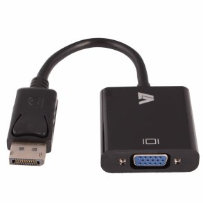 DisplayPort til VGA-adapter V7 CBLDPVGA-1N Sort