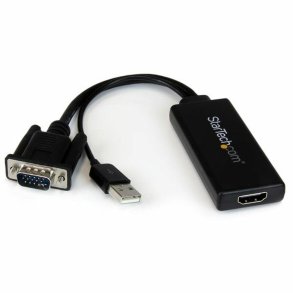 HDMI til VGA Startech VGA2HDU              Sort