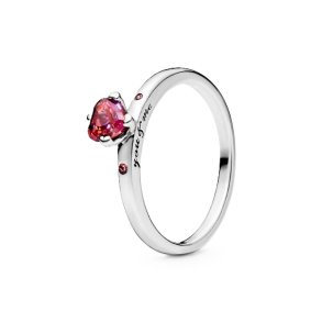 Ring til kvinder Pandora 196574CZRMX-54 14 S�lvfarvet Pink