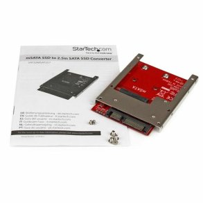 Adapter SSD Startech SAT32MSAT257 Rd Slvfarvet SSD mSATA